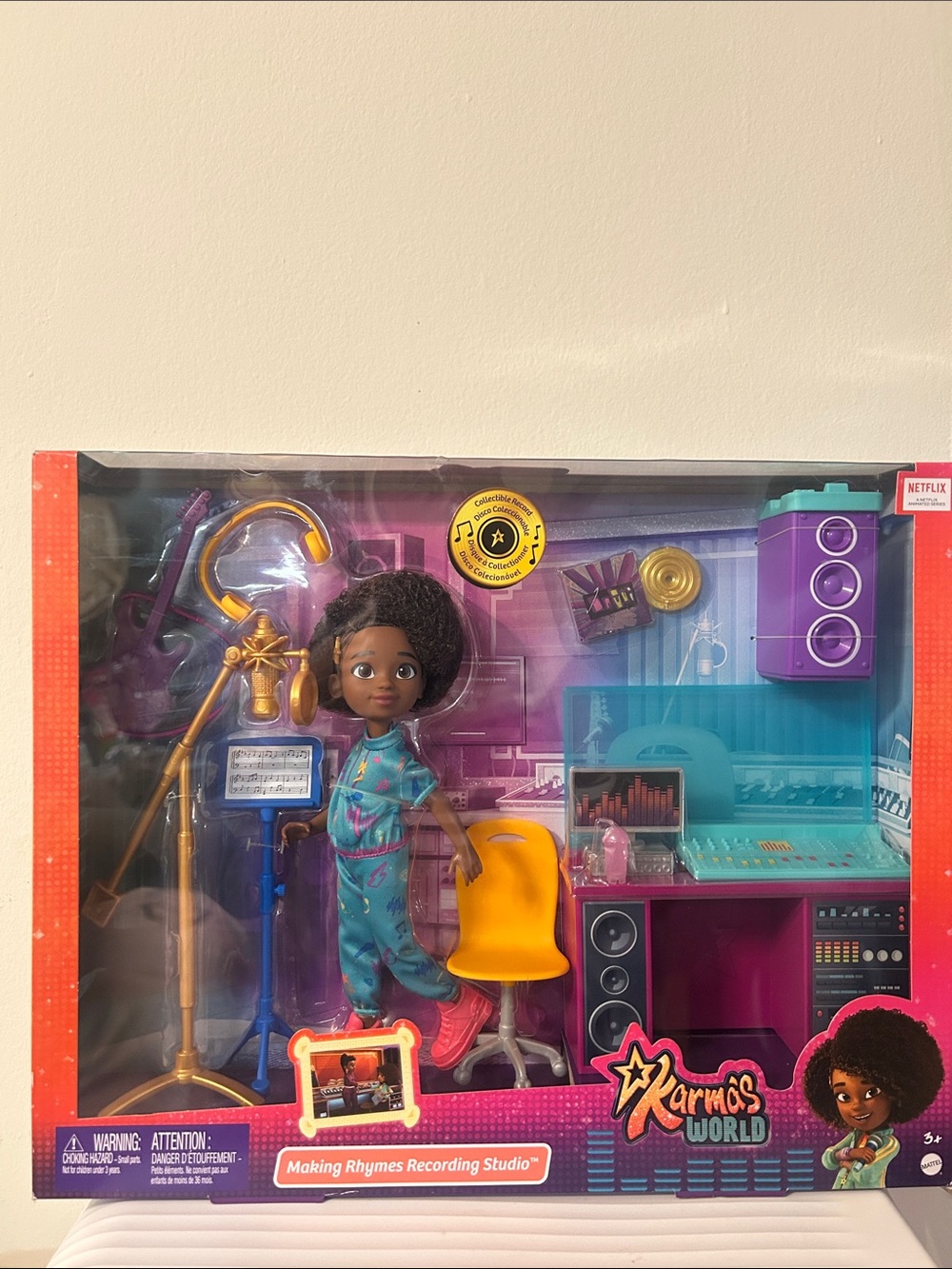 Making Rhymes Karmas World Recording Studio Playset and Figure Netflix Show